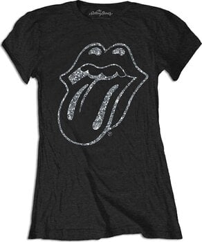 Majica The Rolling Stones Tongue (Embellished) Black L Ženske Majica - 1