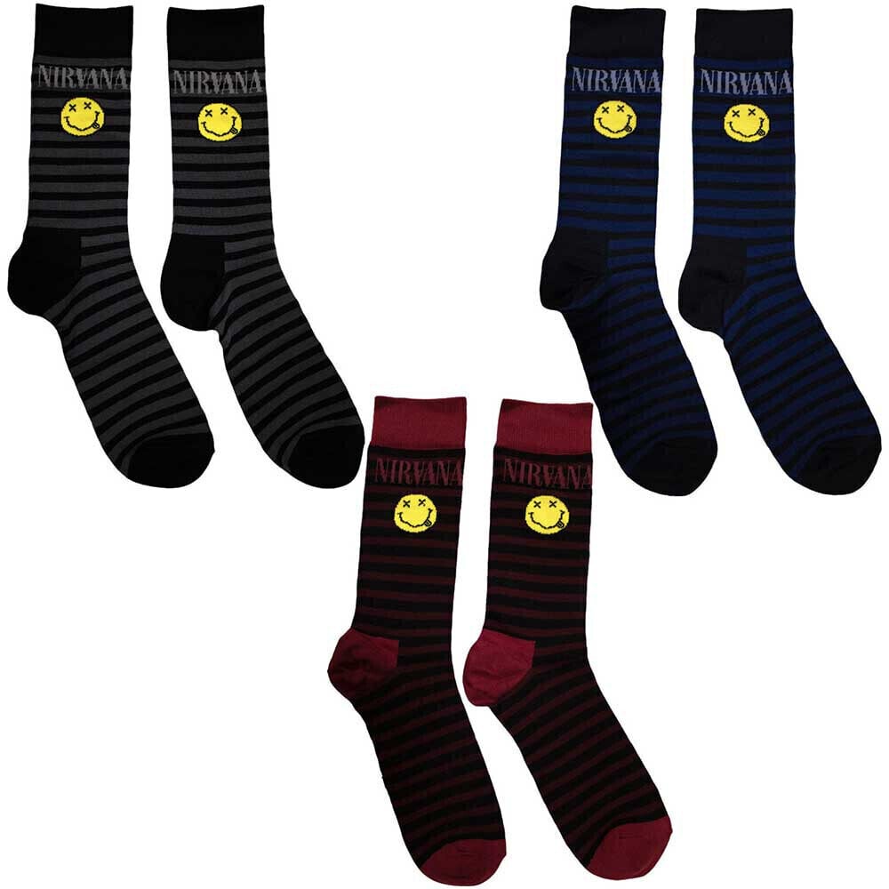 Socks Nirvana Smile Stripes Multicolour 39-45 Socks