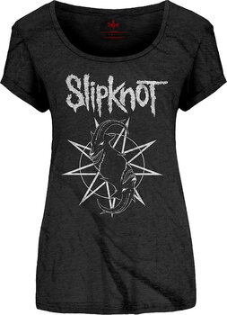 Košulja Slipknot Goat Star Logo (Back Print) Black M Ženske Košulja - 1