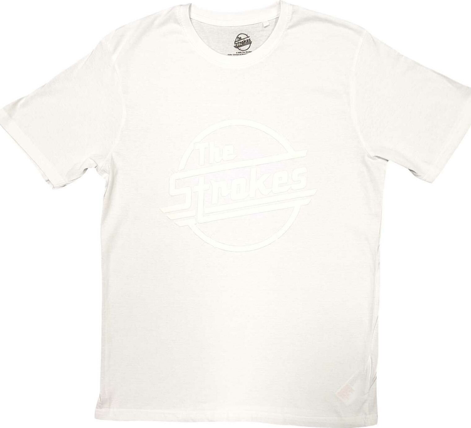 T-shirt The Strokes OG Magna (Hi-Build White-On-White) White M T-shirt
