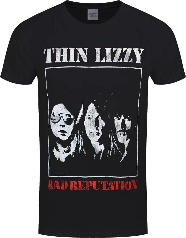T-Shirt Thin Lizzy Bad Reputation Black L T-Shirt