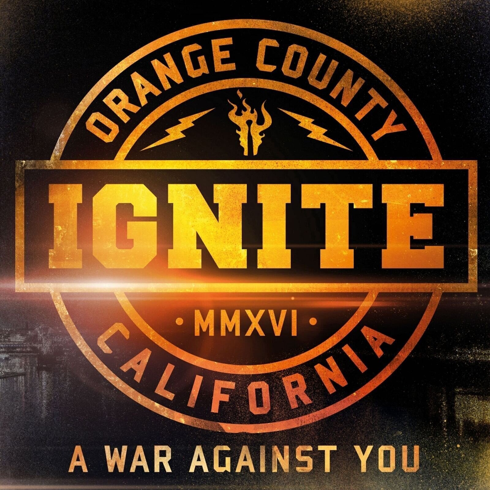 Vinyl Record Ignite - War Against You (Yellow Splatter Coloured) (LP)