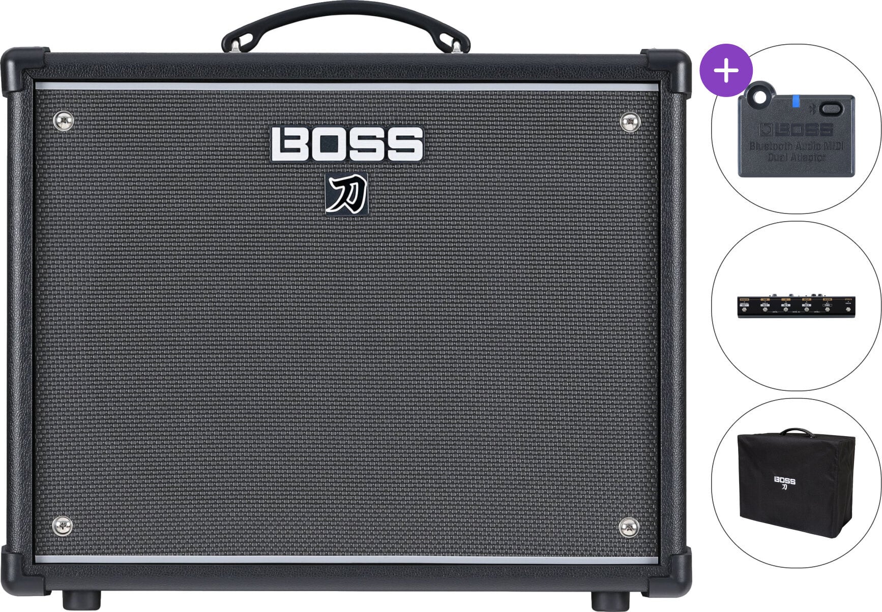 Modelling Gitarrencombo Boss Katana 50 EX Gen 3 Premium SET Modelling Gitarrencombo