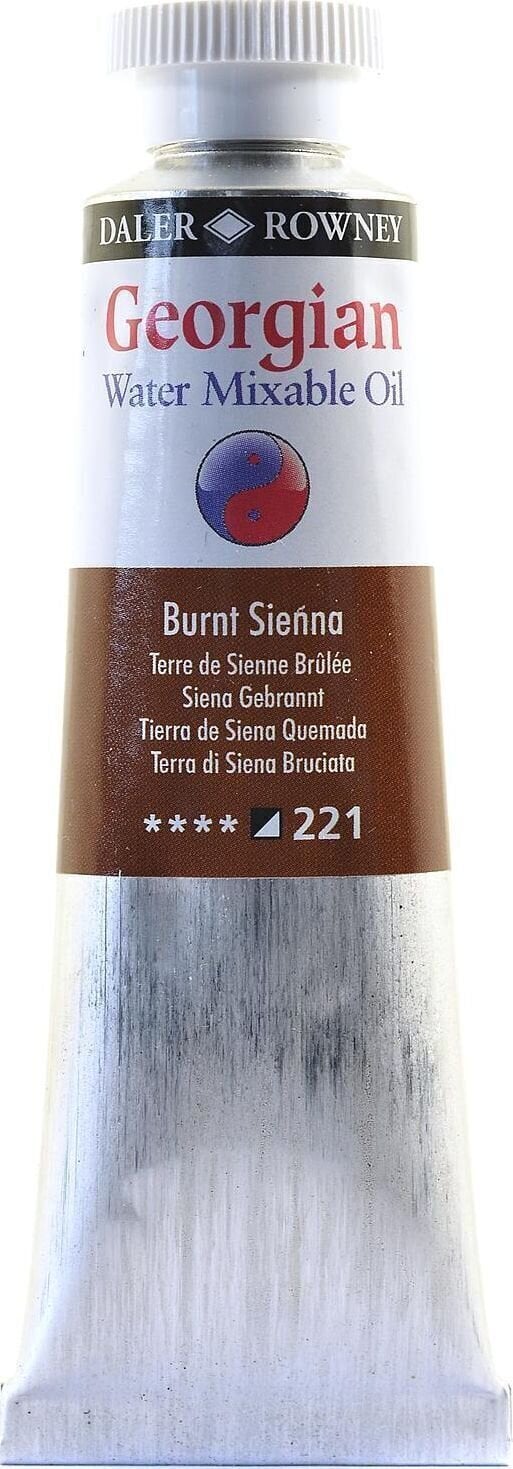 Uljana boja Daler Rowney Georgian Uljana boja Burnt Sienna 37 ml 1 kom