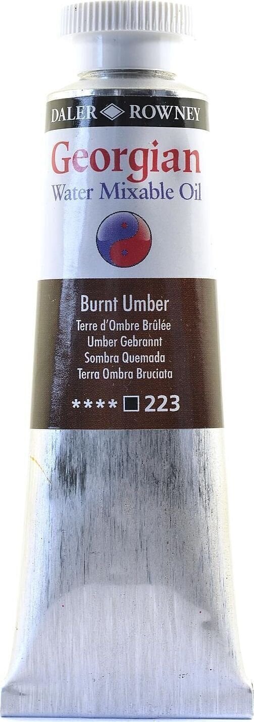 Uljana boja Daler Rowney Georgian Uljana boja Burnt Umber 37 ml 1 kom