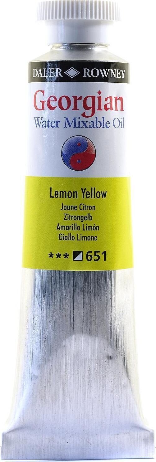 Uljana boja Daler Rowney Georgian Uljana boja Lemon Yellow 37 ml 1 kom