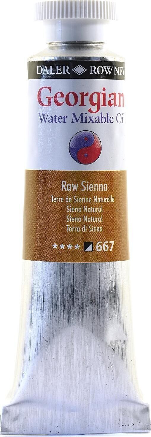 Uljana boja Daler Rowney Georgian Uljana boja Raw Sienna 37 ml 1 kom