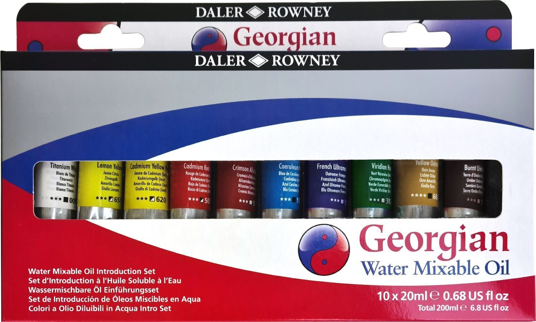 Uljana boja Daler Rowney Georgian Set uljanih boja 10x20ml 10 kom