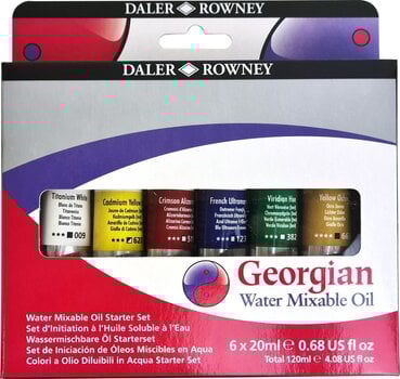 Uljana boja Daler Rowney Georgian Set uljanih boja 6x20ml 6 kom - 1