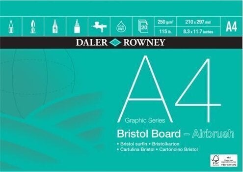 Skizzenbuch Daler Rowney 435620400 20 A4 250g - 1