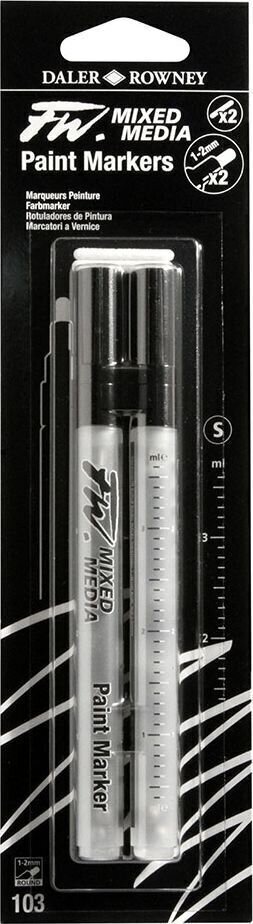 Tehnička olovka Daler Rowney FW Сет кошуљица Black 1-2 mm 2 kom