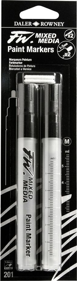 Technické pero Daler Rowney FW Sada linerov Black 1-2 mm 2 ks