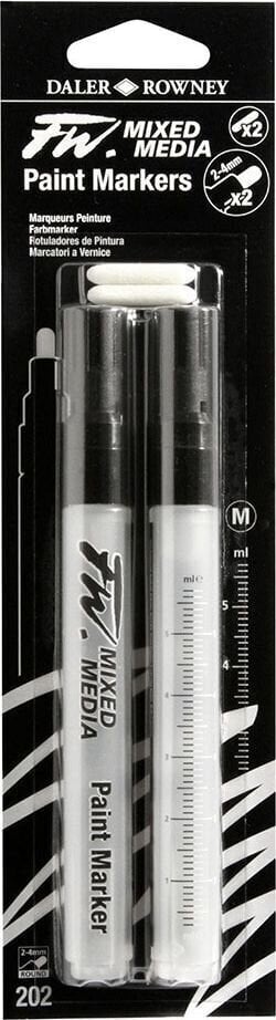 Tehnička olovka Daler Rowney FW Сет кошуљица Black 2-4 mm 2 kom