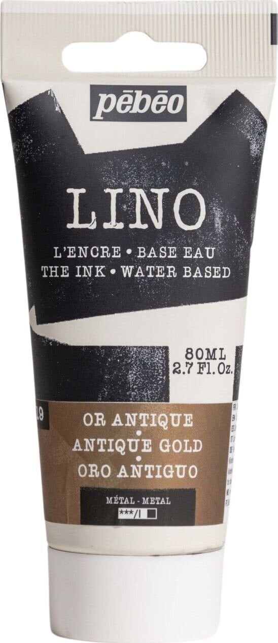 Boja za linorez Pébéo 141519 Boja za linorez Antique Gold 80 ml