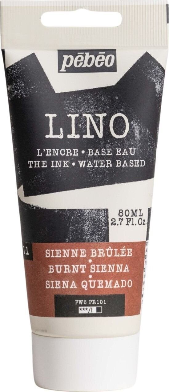 Boja za linorez Pébéo 141511 Boja za linorez Burnt Sienna 80 ml