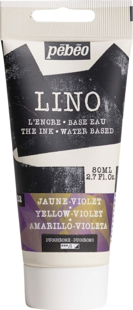 Boja za linorez Pébéo 141522 Boja za linorez Duochrome Yellow-Purple 80 ml
