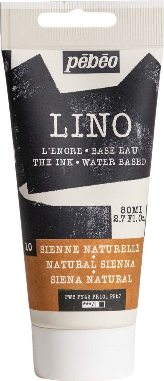 Culoare pentru linogravură Pébéo 141510 Culoare pentru linogravură Natural Sienna 80 ml