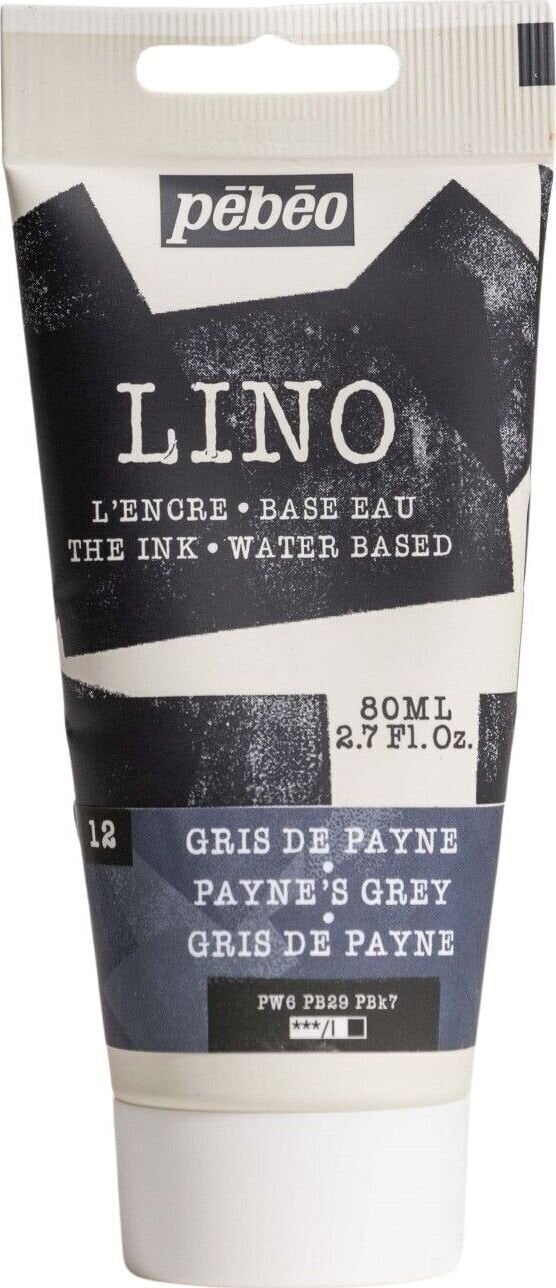 Boja za linorez Pébéo 141512 Boja za linorez Payne's Grey 80 ml