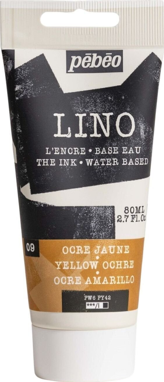 Boja za linorez Pébéo 141509 Boja za linorez Yellow Ochre 80 ml