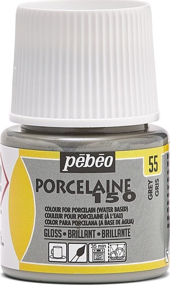 Porcelanska barva
 Pébéo 024-055 Barva za porcelan Grey 45 ml 1 kos