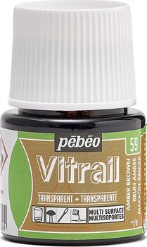 Boja za staklo Pébéo Vitrail Боја за стакло Amber Brown 45 ml 1 kom - 1