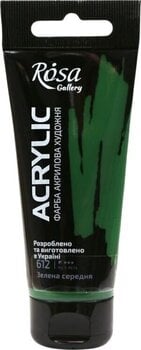 Акрилна боя Rosa Gallery АКРИЛНА боя Green Medium (612) 60 ml 1 бр. - 1