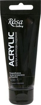 Akrilna barva Rosa Gallery Akrilna barva Lamp Black (638) 60 ml 1 kos - 1