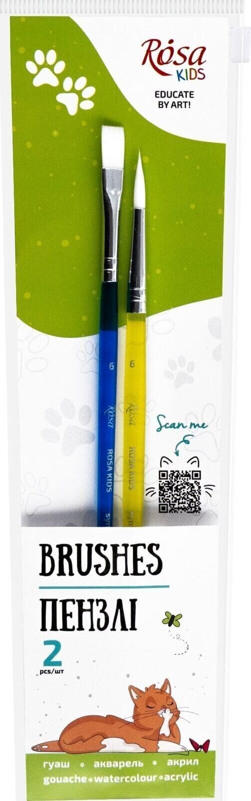 Malířský štětec Rosa 184162 Sada štětců 2 ks