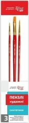 Pinceau Rosa 184142 Set de pinceaux 3 pcs