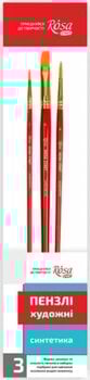 Värvipintsel Rosa 184142 Pintselkomplekt 3 tk - 1