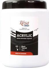 Akryylimaali Rosa Studio Akryylimaali Black (403) 1000 ml 1 kpl