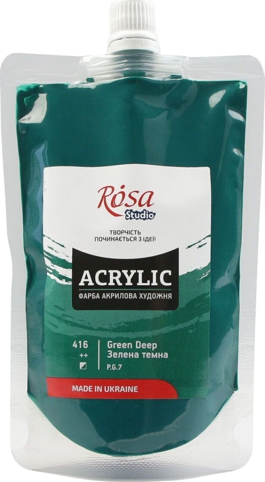 Akrylová farba Rosa Studio Akrylová farba Green Deep (416) 200 ml 1 ks