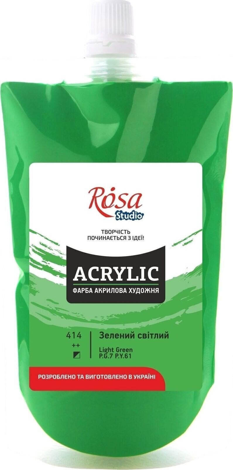 Akrylová farba Rosa Studio Akrylová farba Green Light (414) 200 ml 1 ks
