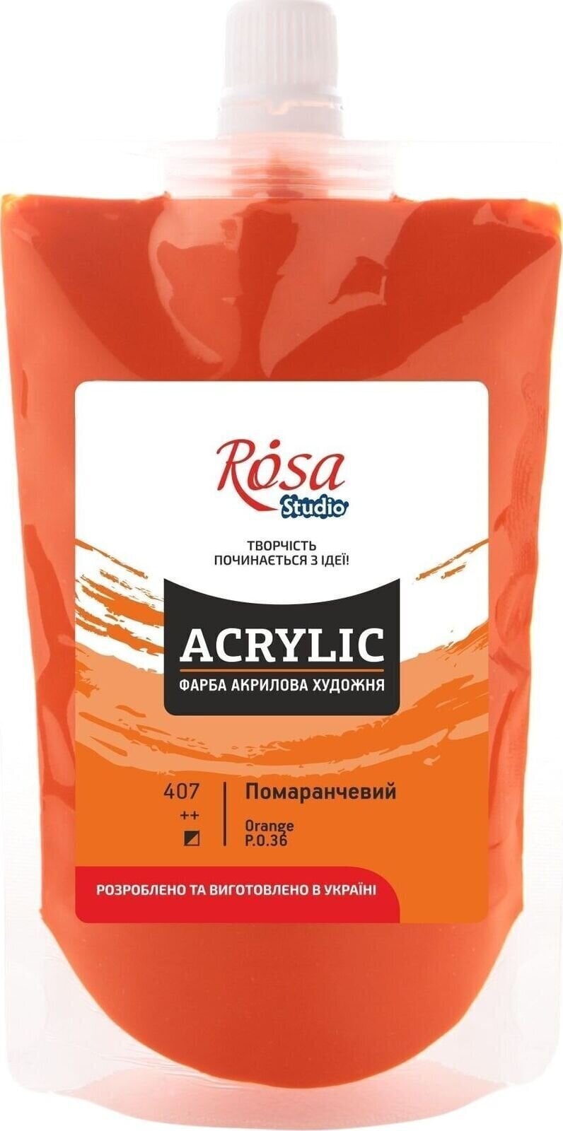 Akrylmaling Rosa Studio Akrylmaling Orange (407) 200 ml 1 Stk.