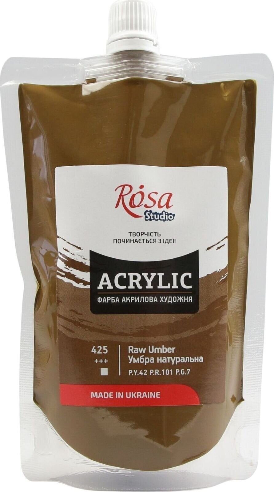 Akrylmaling Rosa Studio Akrylmaling Raw Umber (425) 200 ml 1 Stk.