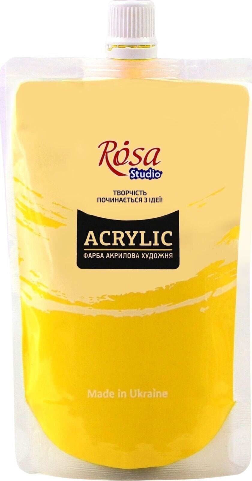 Акрилова фарба Rosa Studio Акрилова фарба Yellow Medium (433) 200 ml 1 шт.
