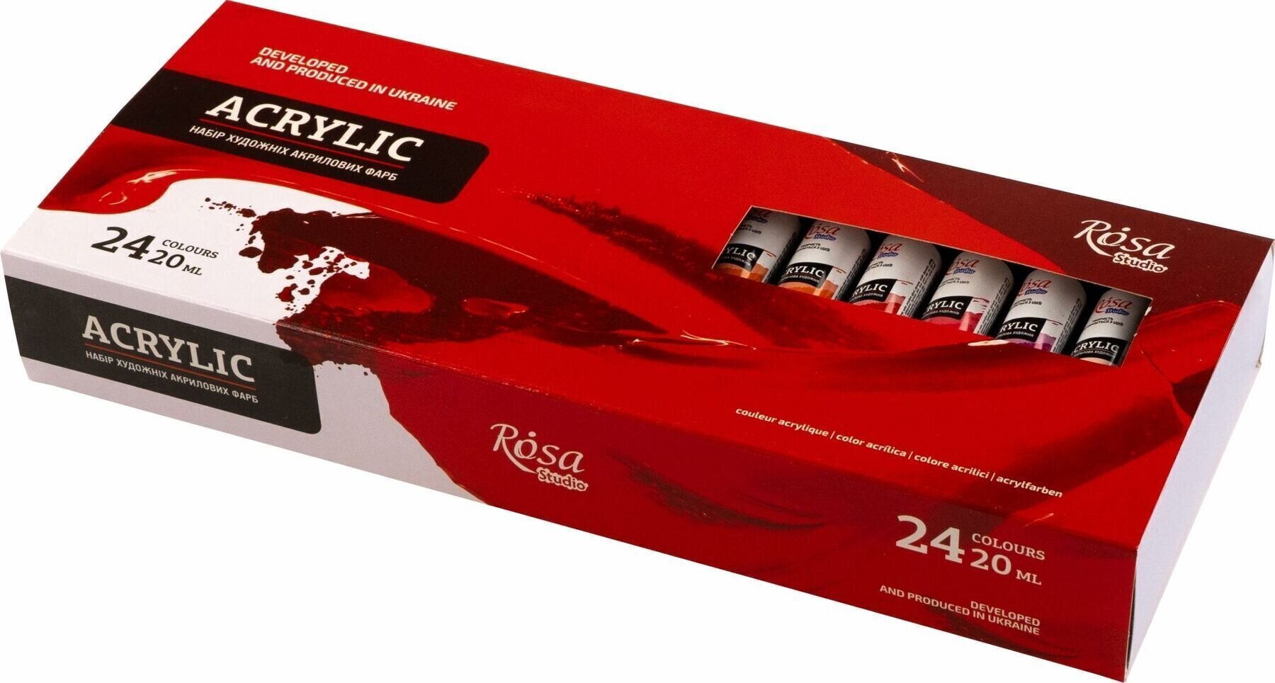 Akrylmaling Rosa Studio Sæt med akrylmaling 24x20ml