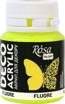 Акрилна боя Rosa Talent АКРИЛНА боя 91 Yellow Fluorescent 20 ml 1 бр. - 1