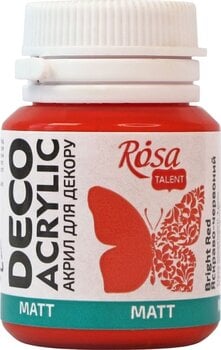 Akrilna barva Rosa Talent Akrilna barva Bright Red (20) Mat 20 ml 1 kos - 1