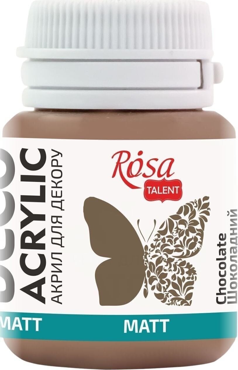 Akrilna barva Rosa Talent Akrilna barva Chocolate (46) Mat 20 ml 1 kos