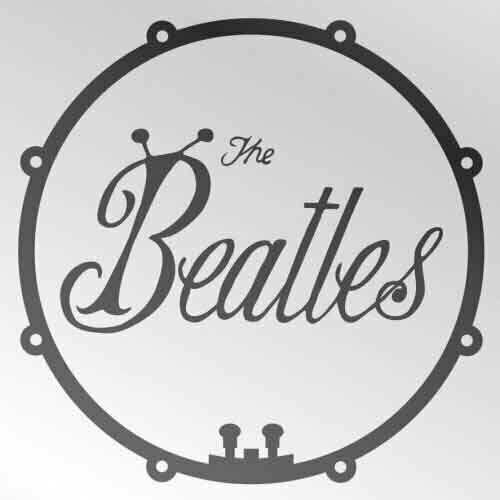 Magnet The Beatles Bug Logo & Drum Magnet