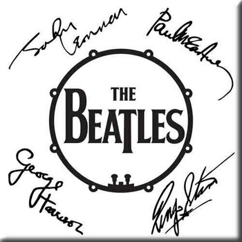 Магнет The Beatles Signed Drum Logo Магнет - 1