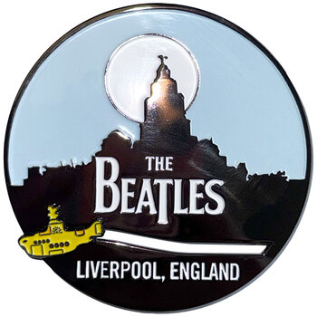 Magnet The Beatles Liverpool Skyline & Yellow Submarine Magnet - 1