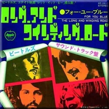 Mágnes The Beatles For you Blue/The Long Winding Road (Japan Release) Mágnes - 1