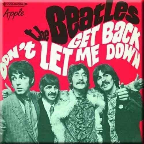 Magnete The Beatles Get Back/Don't Let Me Down Magnete