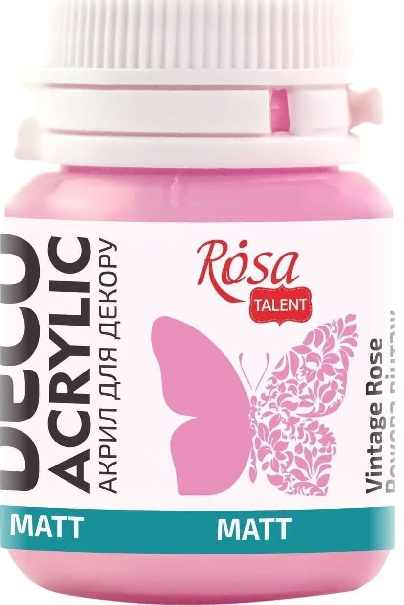 Culoare acrilică Rosa Talent Vopsea acrilică Vintage Rose (53) Mat 20 ml 1 buc.