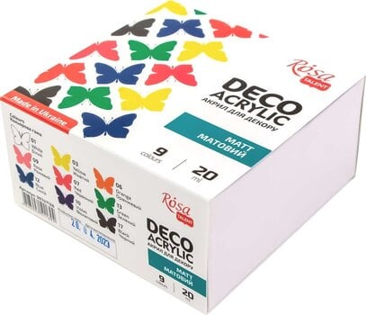 Akrylová farba Rosa Talent Sada akrylových farieb 9x20ml - 1