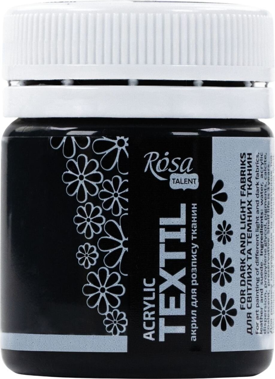 Boja za tekstil  Rosa Talent Boja za tkanine Black (18) 20 ml 1 kom