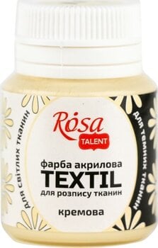 Culaore textilă Rosa Talent Vopsea de material Cream (02) 20 ml 1 buc. - 1