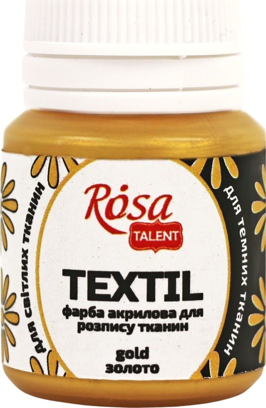 Boja za tekstil  Rosa Talent Boja za tkanine Gold (50) 20 ml 1 kom